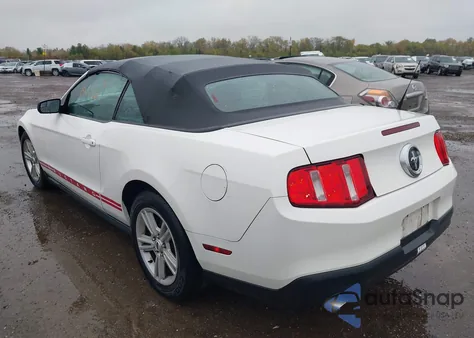 2012 Ford Mustang V6 из США, поврежденный, VIN 1ZVBP8EMXC5210575